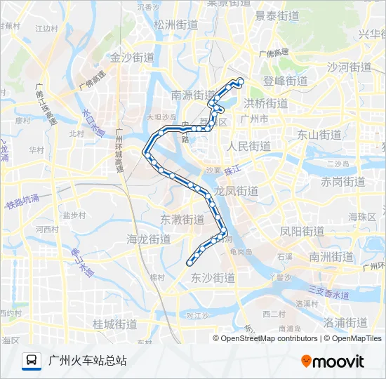 夜11路 Bus Line Map