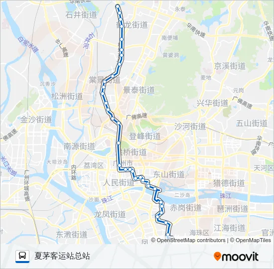夜12路 Bus Line Map