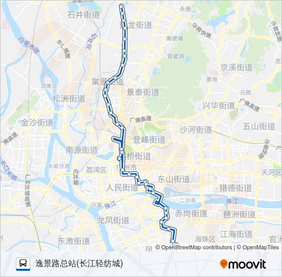 公交夜12路的线路图