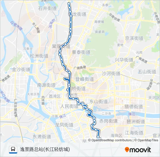夜12路 Bus Line Map