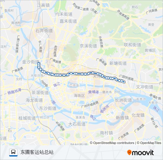 公交夜19路的线路图