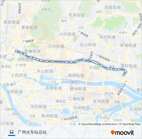 夜25路 Bus Line Map