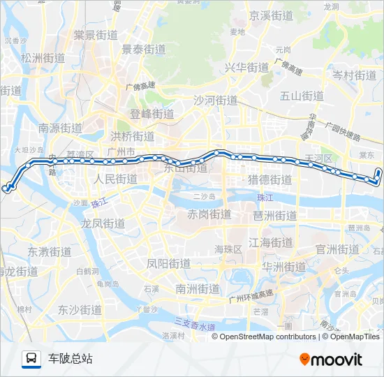 夜27路 Bus Line Map