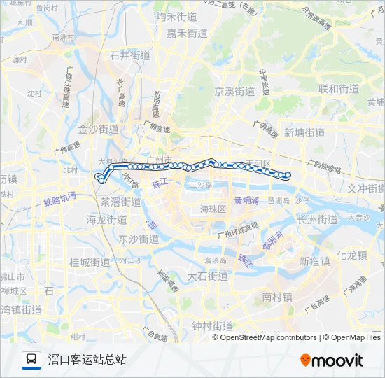 夜27路 Bus Line Map