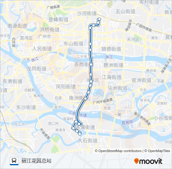 公交夜28路的線路圖