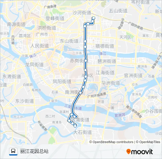 夜28路 Bus Line Map