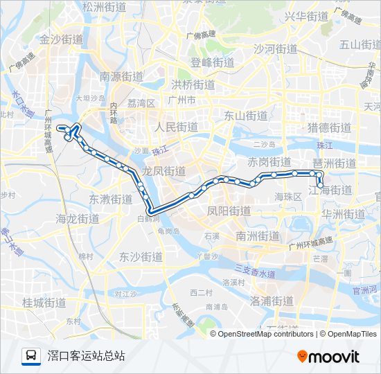 公交夜29路的线路图