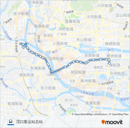 夜29路 Bus Line Map