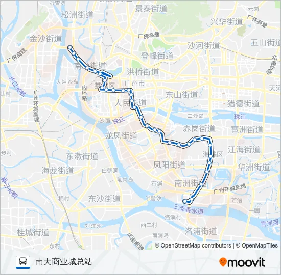 公交夜30路的线路图