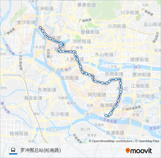 公交夜30路的线路图