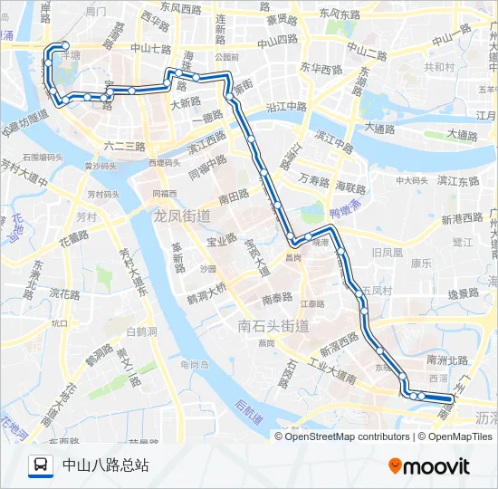 夜33路 Bus Line Map