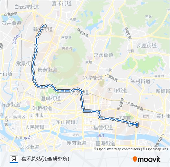 公交夜35路的线路图