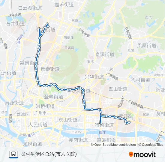 夜35路 Bus Line Map
