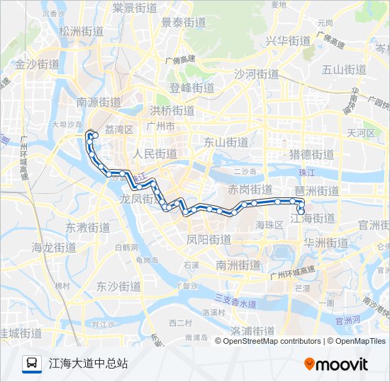 公交夜37路的线路图
