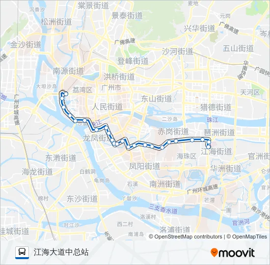 夜37路 Bus Line Map