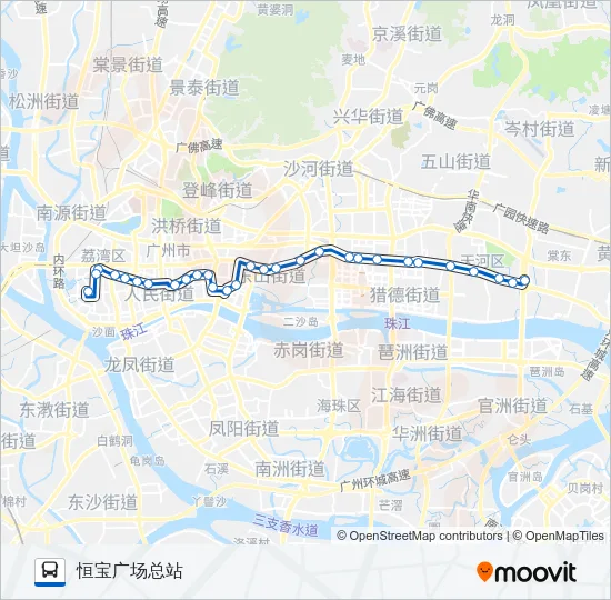 夜39路 Bus Line Map
