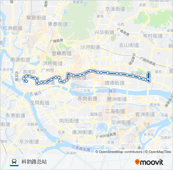 夜39路 Bus Line Map