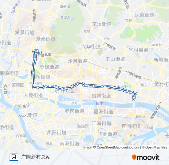 公交夜40路的线路图
