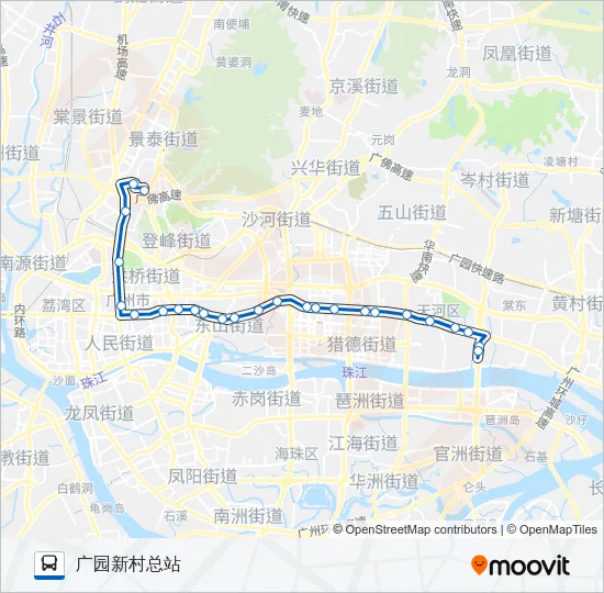 公交夜40路的线路图