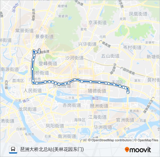 公交夜40路的线路图