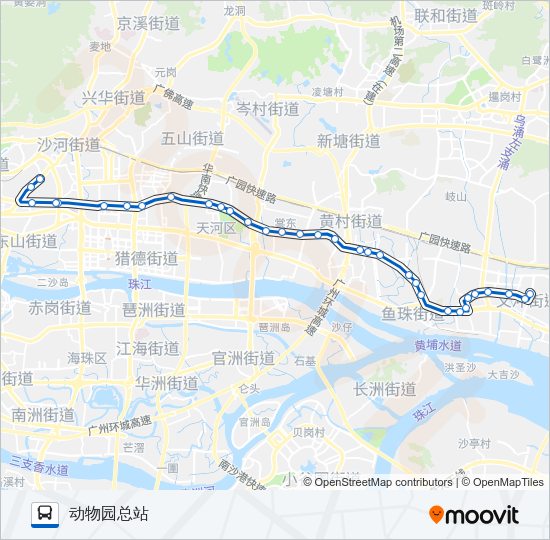公交夜46路的线路图