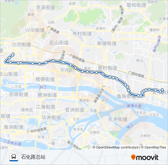 公交夜46路的线路图