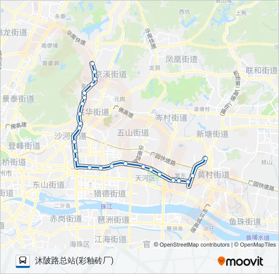 夜47路 Bus Line Map