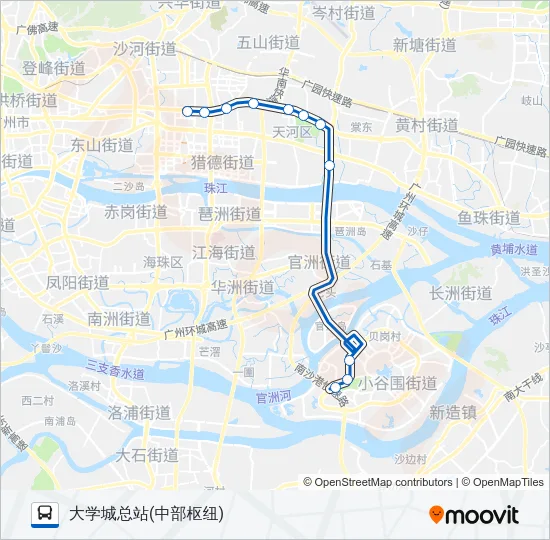 夜48路 Bus Line Map