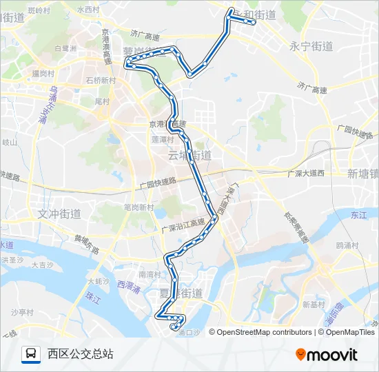 夜49路 Bus Line Map
