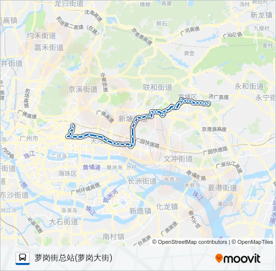 夜51路 Bus Line Map