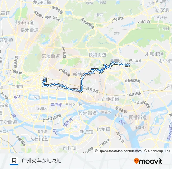 夜51路 Bus Line Map