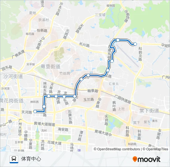 夜53路 Bus Line Map