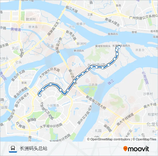夜65路 Bus Line Map
