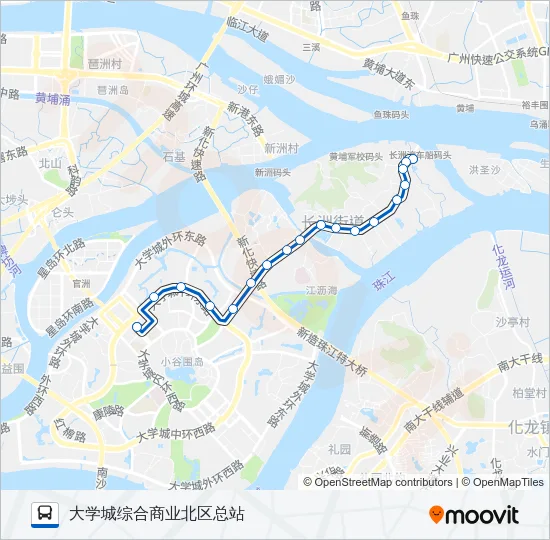夜65路 Bus Line Map