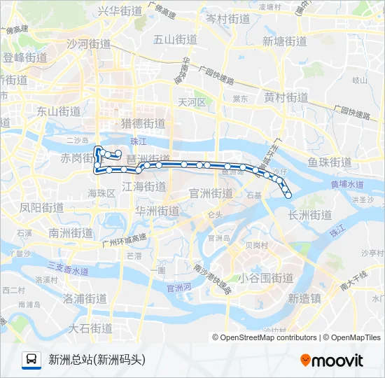 夜66路 Bus Line Map