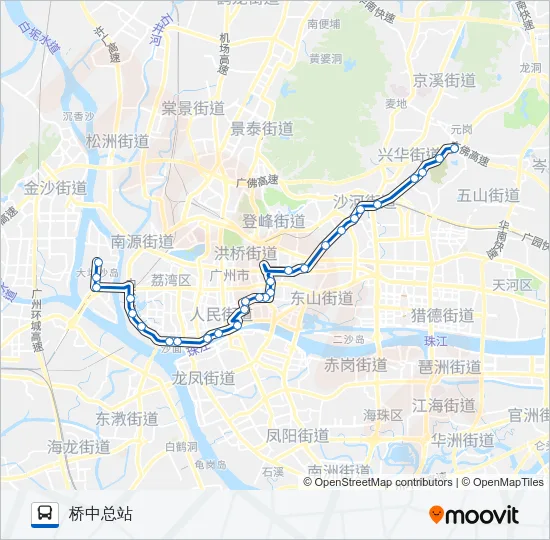 夜69路 Bus Line Map