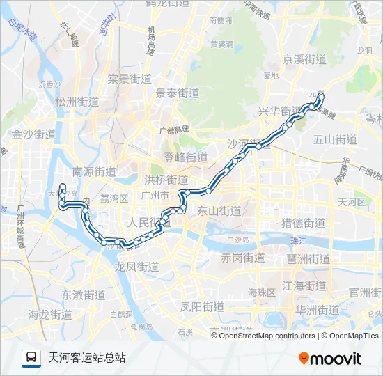 夜69路 Bus Line Map