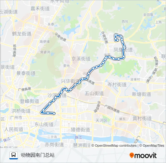 夜71路 Bus Line Map