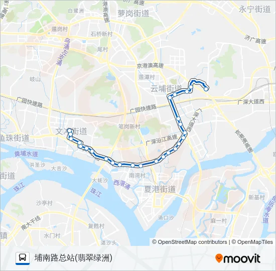 夜73路 Bus Line Map