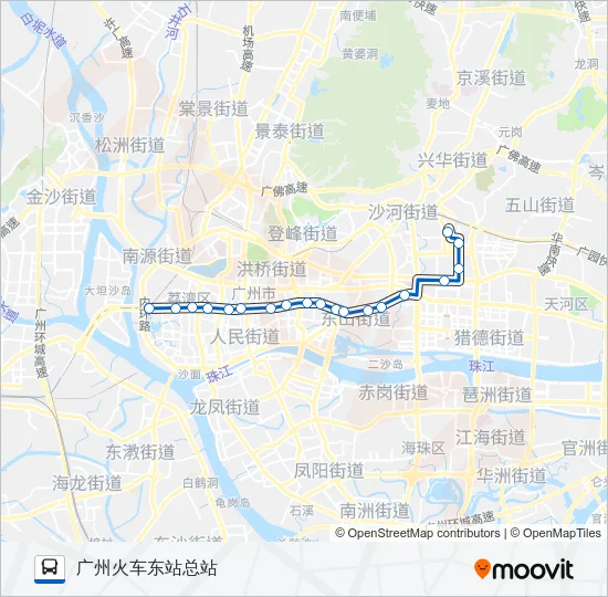 夜78路 Bus Line Map