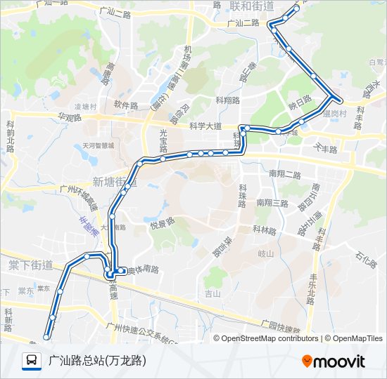 公交夜81路的线路图
