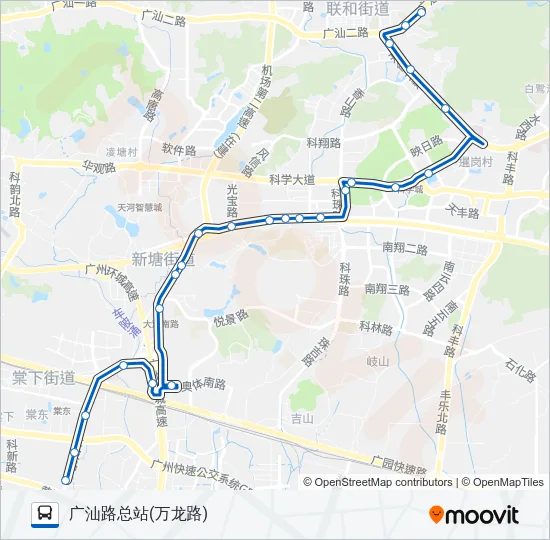 夜81路 Bus Line Map