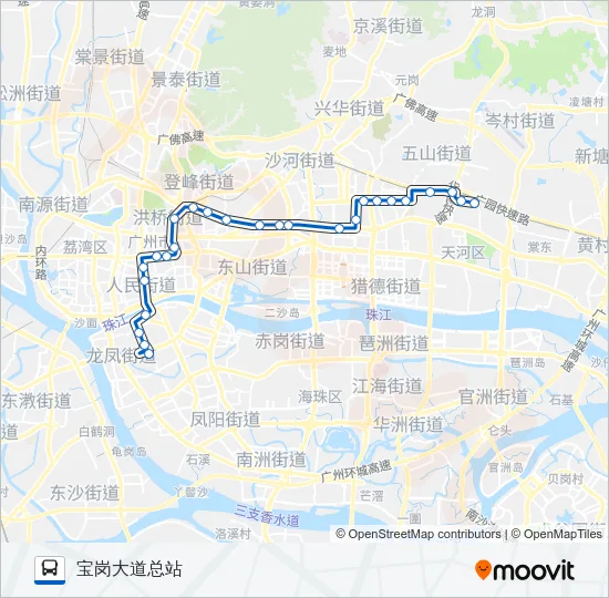 夜89路 Bus Line Map