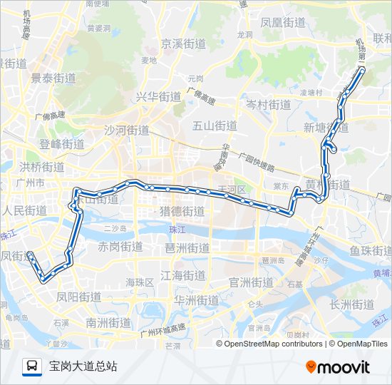 公交夜93路的线路图