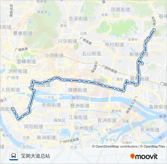 夜93路 Bus Line Map