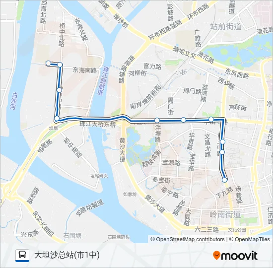 夜99路 Bus Line Map