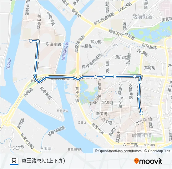 夜99路 Bus Line Map