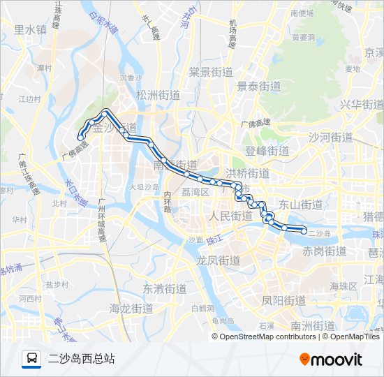 公交广12路的线路图