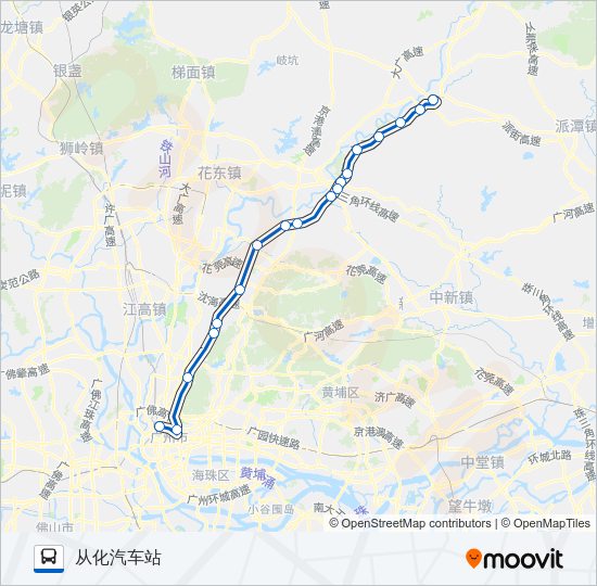 公交广从1路的线路图