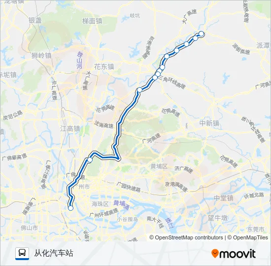 广从2路 Bus Line Map